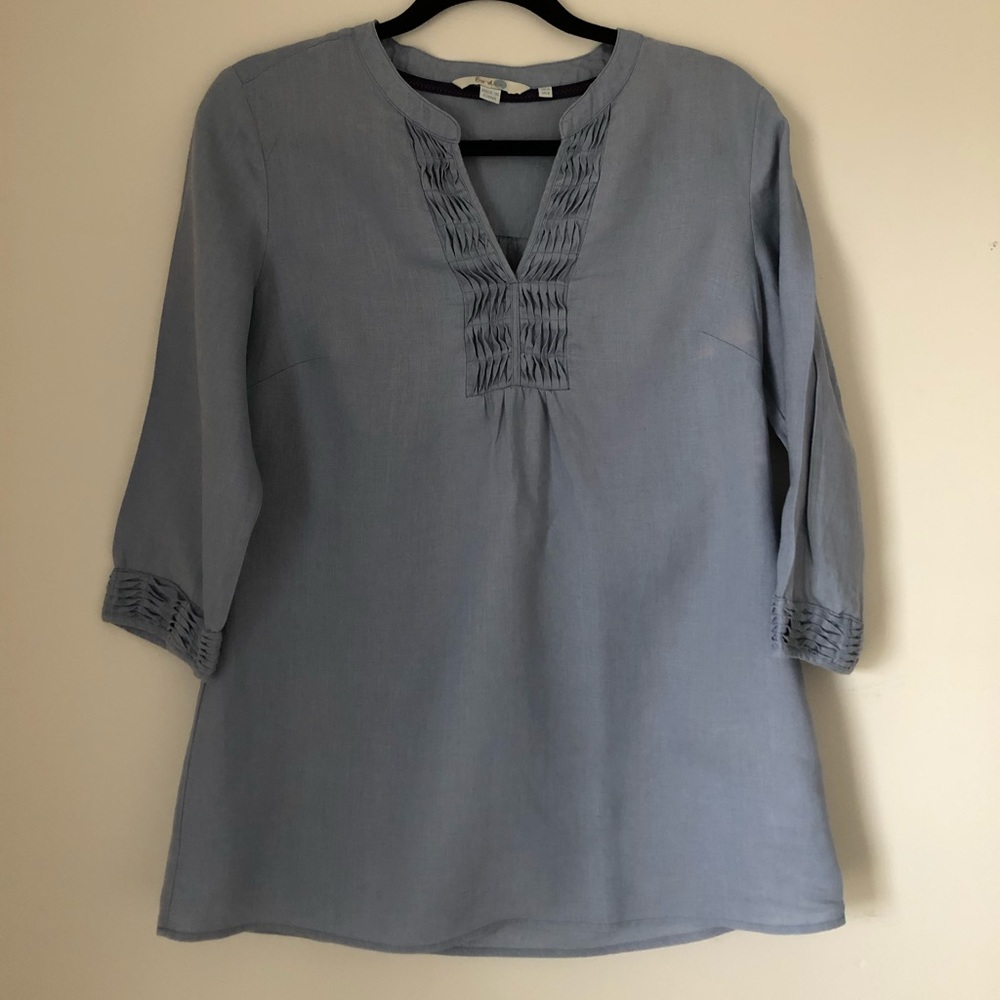 Boden 3/4 Length Sleeve Linen Tunic